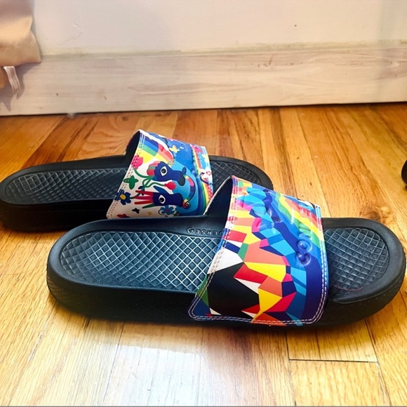 Converse All Star Rainbow Pride Slides - Picture 12 of 13
